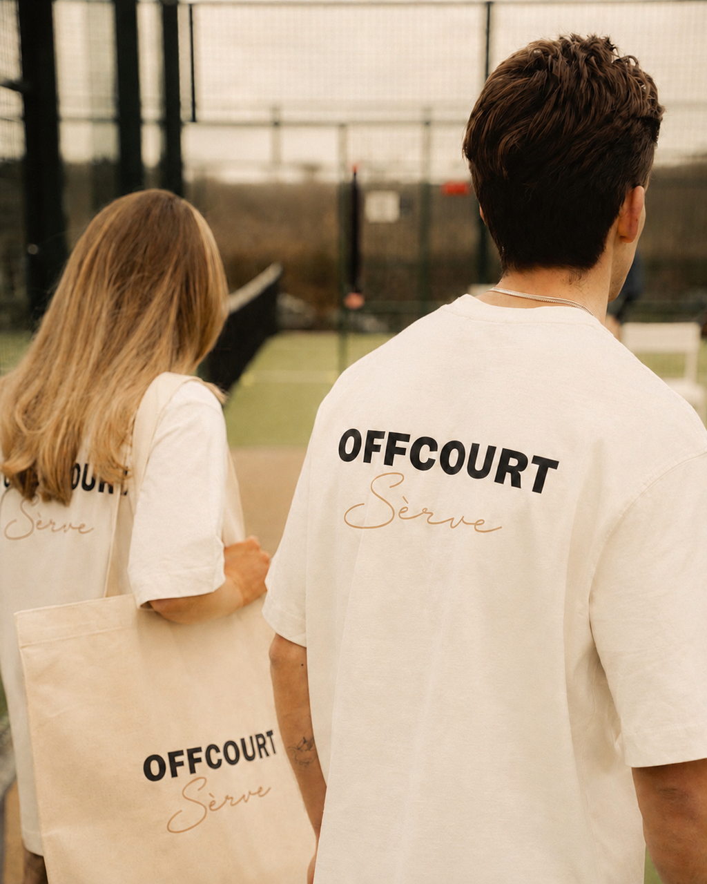 OFFCOURT Sèrve Oversized Tee — Ivory