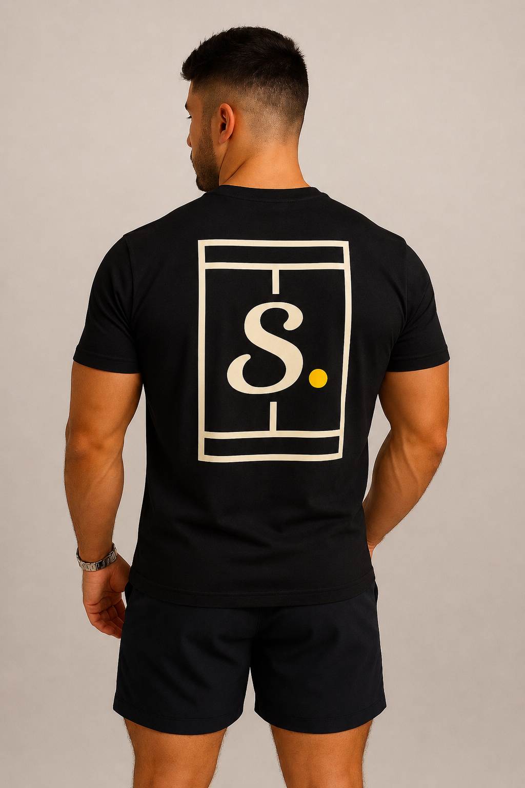 Offcourt by Sèrve Court Tee — Black