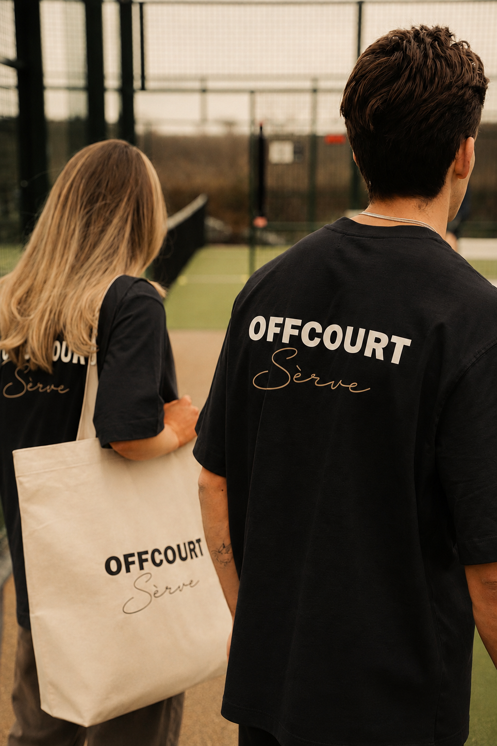OFFCOURT Sèrve Oversized Tee — Black