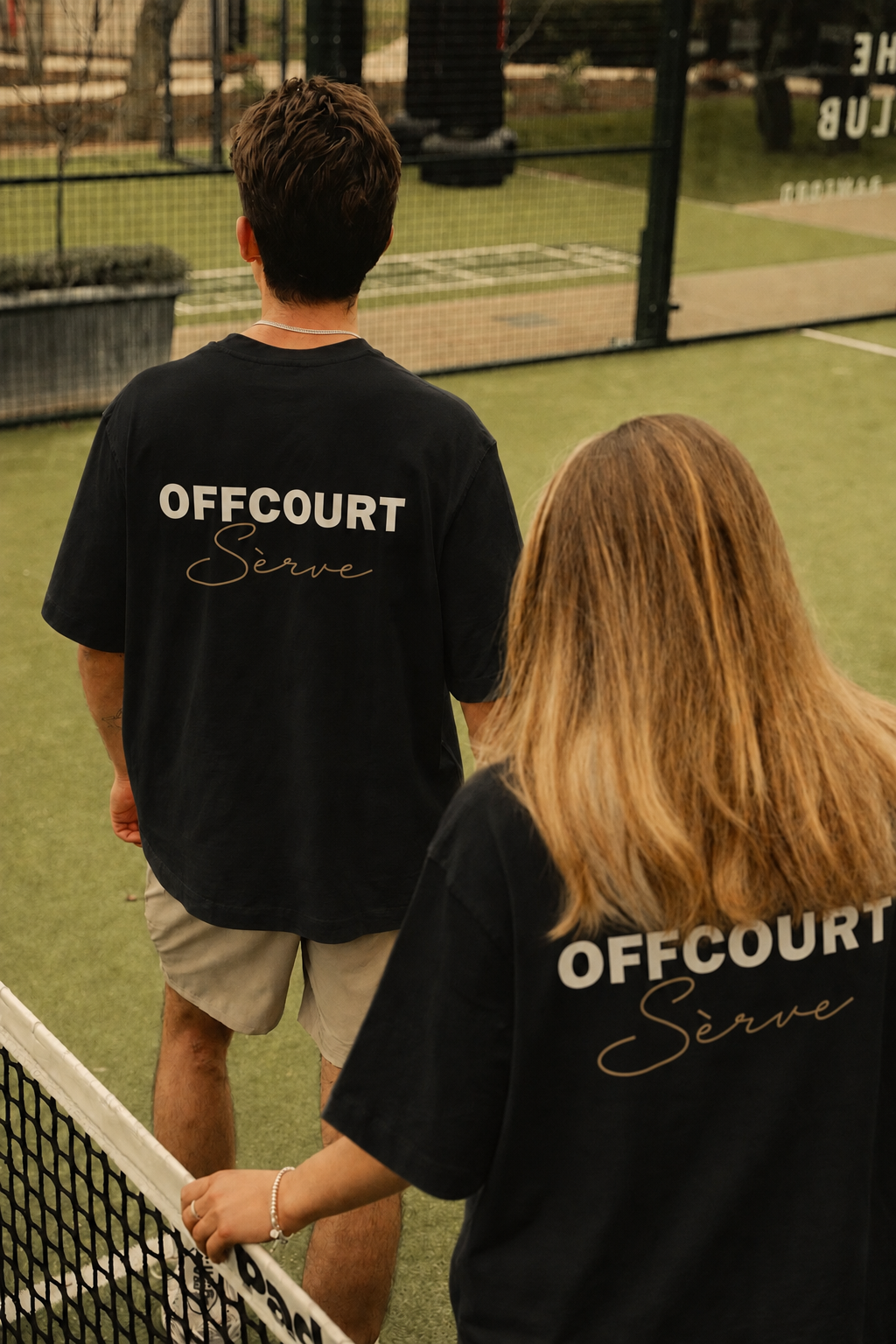 OFFCOURT Sèrve Oversized Tee — Black