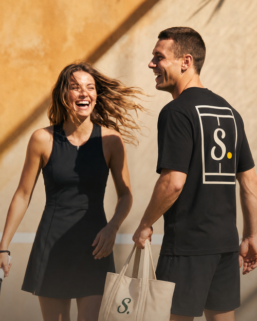 Offcourt by Sèrve Court Tee — Black