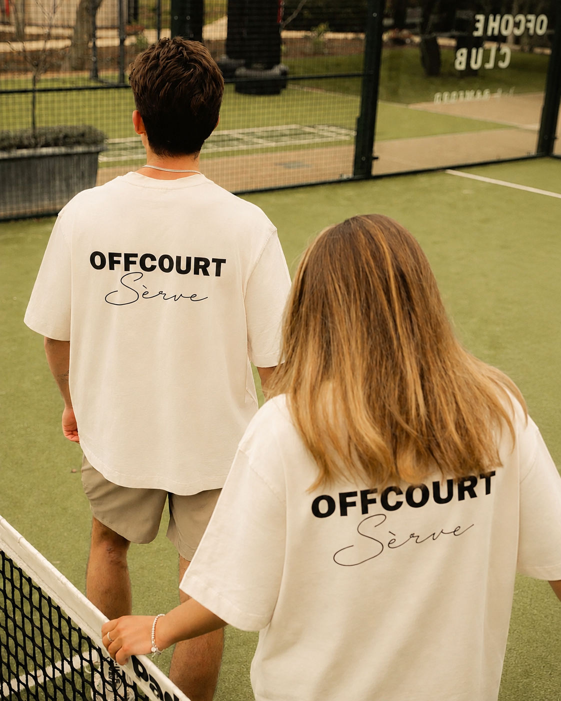 OFFCOURT Sèrve Oversized Tee — Ivory