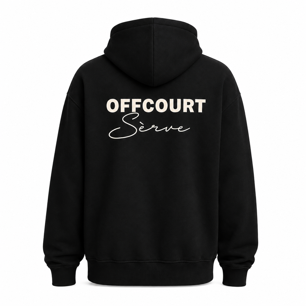 OFFCOURT Sèrve Hoodie — Black