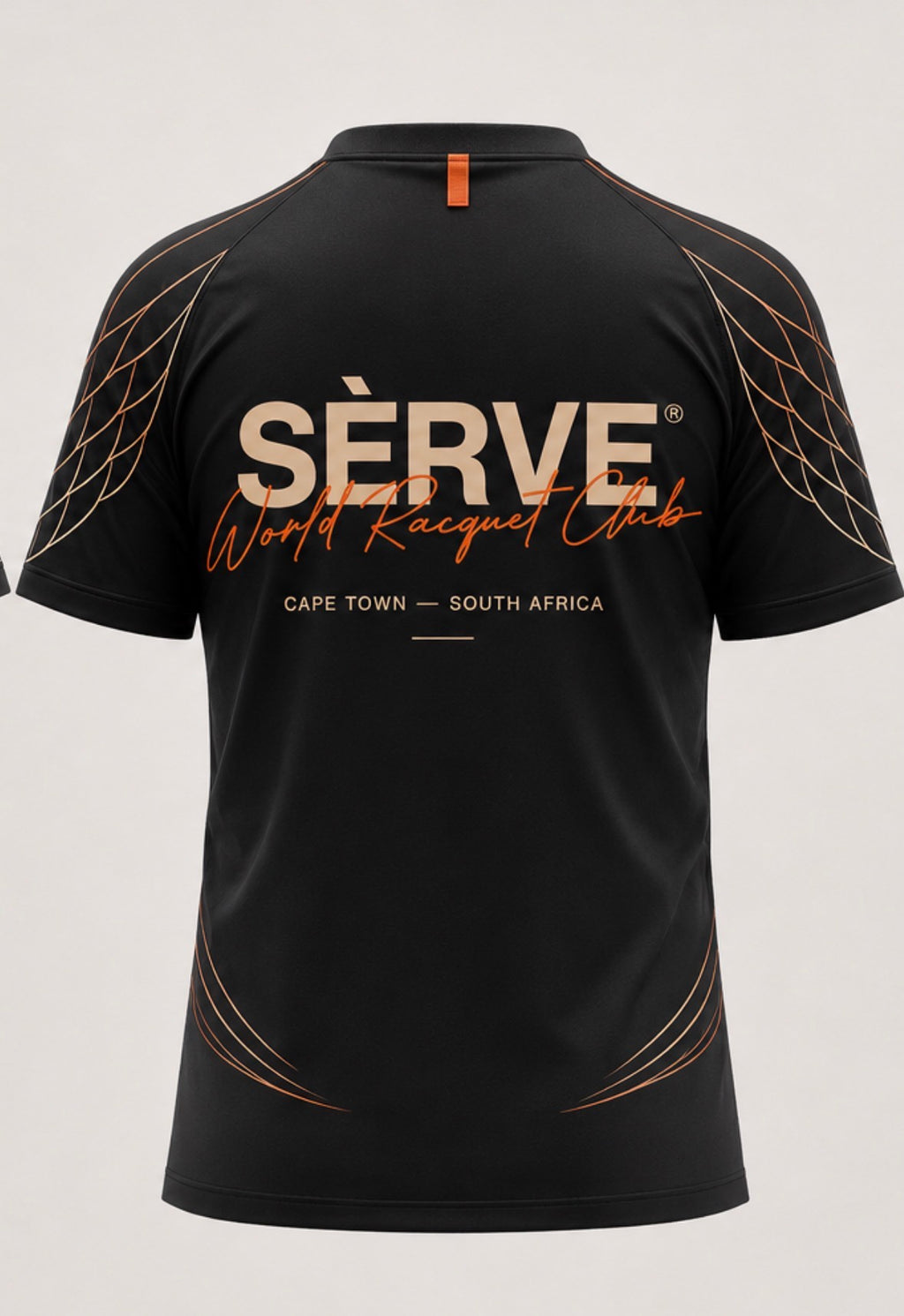SÈRVE WORLD RACQUET CLUB WINGS TEE - Black