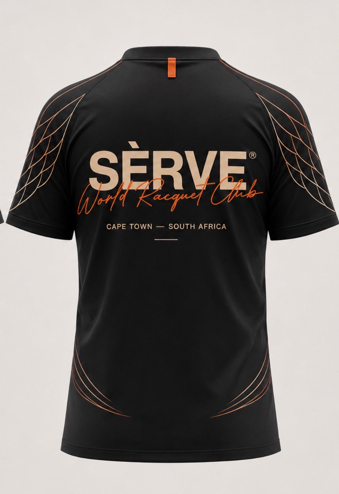 SÈRVE WORLD RACQUET CLUB WINGS TEE - Black