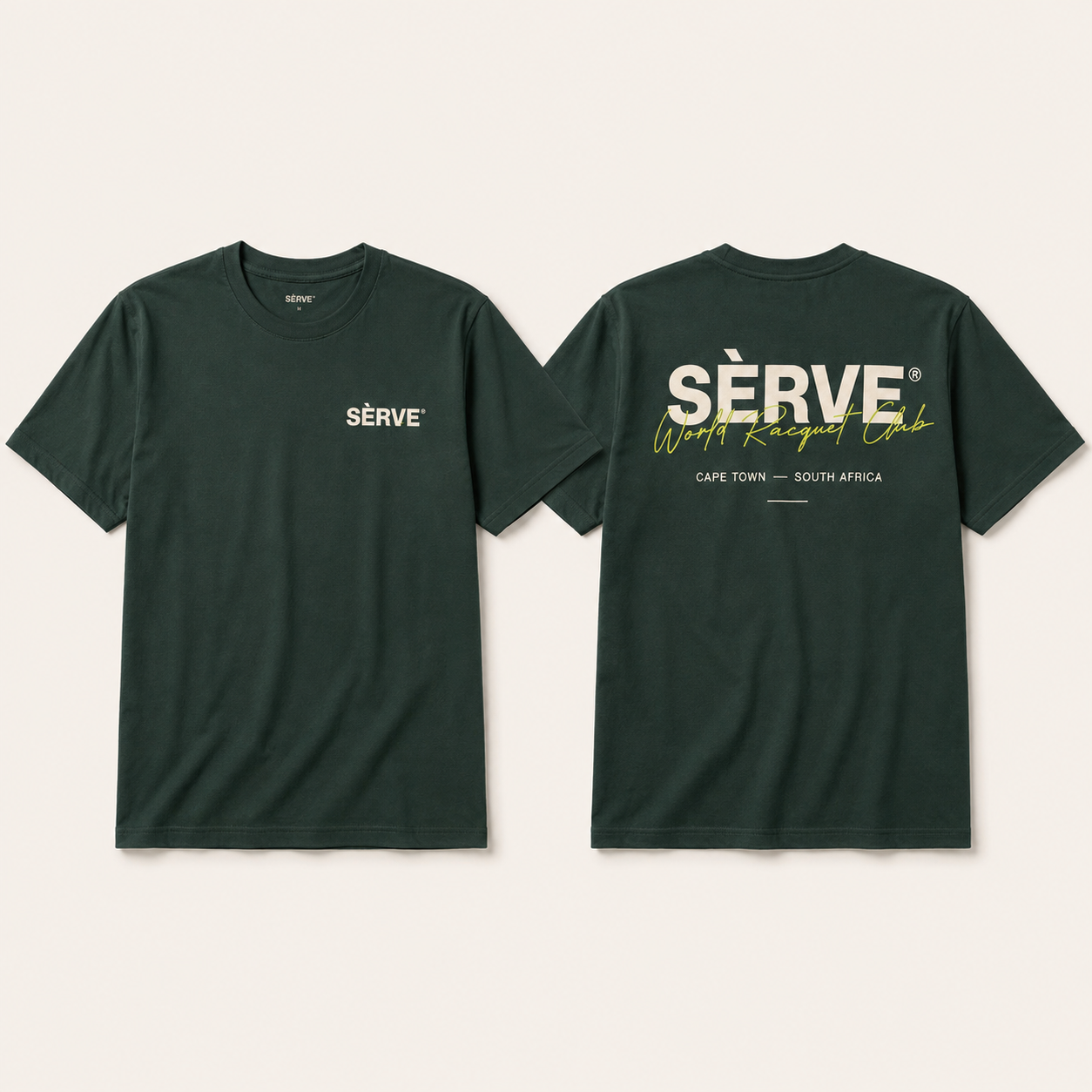 SÈRVE WORLD RACQUET CLUB COURT TEE - Green