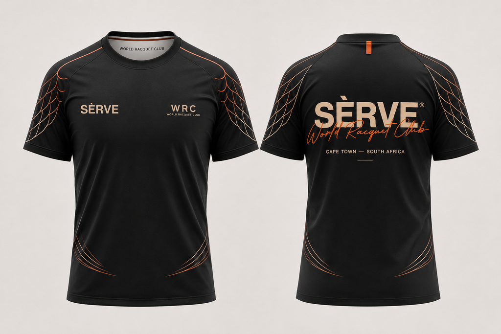 SÈRVE WORLD RACQUET CLUB WINGS TEE - Black