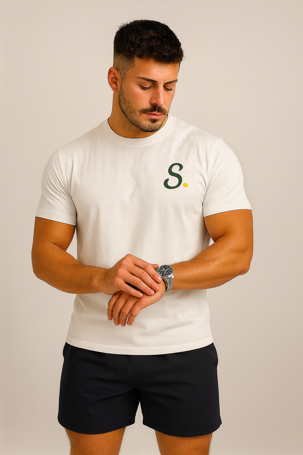 Sèrve Court Tee — White