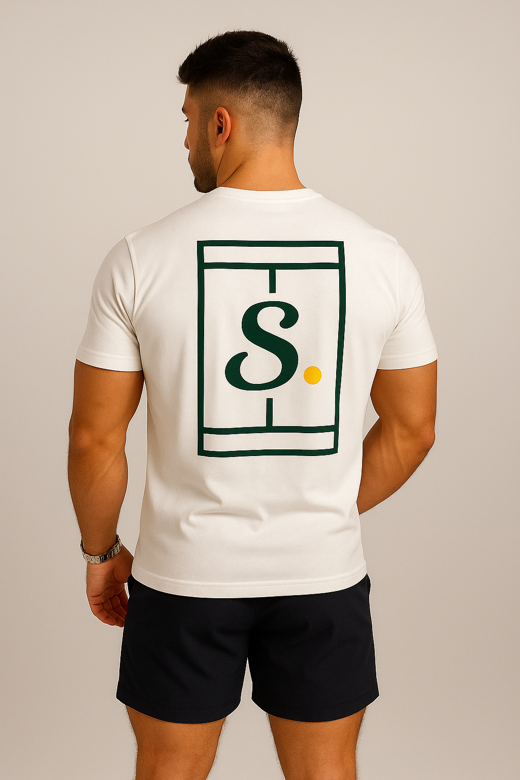 Sèrve Court Tee — White
