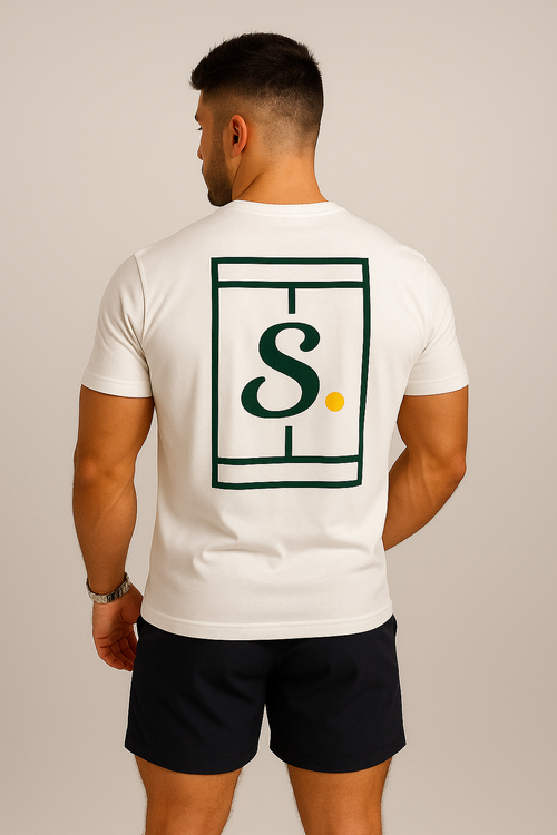 Sèrve Court Tee — White