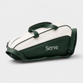 Sèrve SW19 Racquet Bag – Forest Green & White