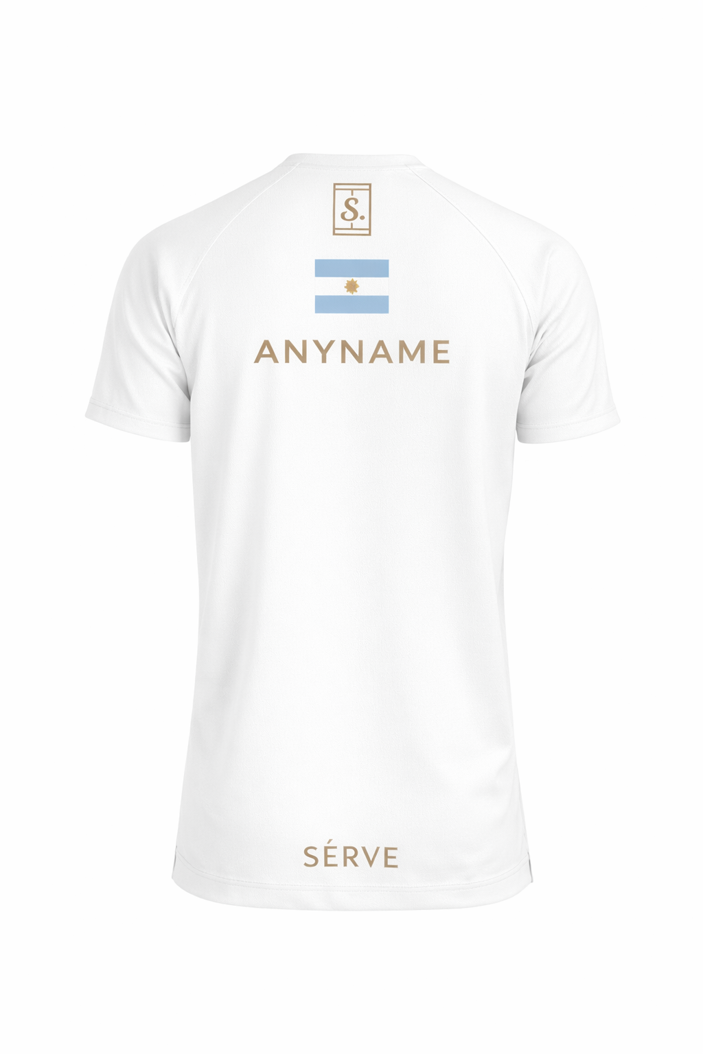 Ladies SÈRVE On-Court Pro Tee – White (Customisable)