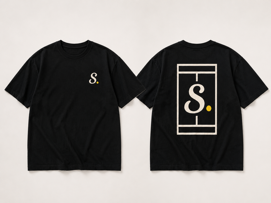 Offcourt by Sèrve Court Tee — Black